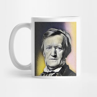 Richard Wagner Yellow Portrait | Richard Wagner Artwork 9 Mug